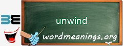 WordMeaning blackboard for unwind